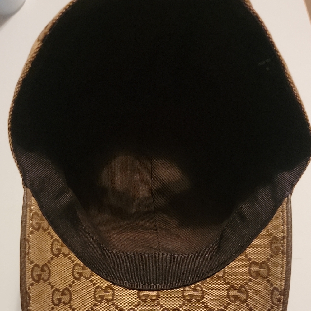Gucci Tan Monogram Baseball Cap - Picture 2 of 5